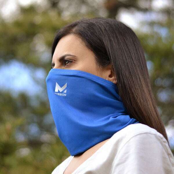 Mission Compact Cooling Neck Gaiter Face/neck Cover/mask - Blue