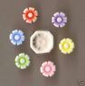 Cute 10mm Flower Polymer Clay Push Mold, Altered Art