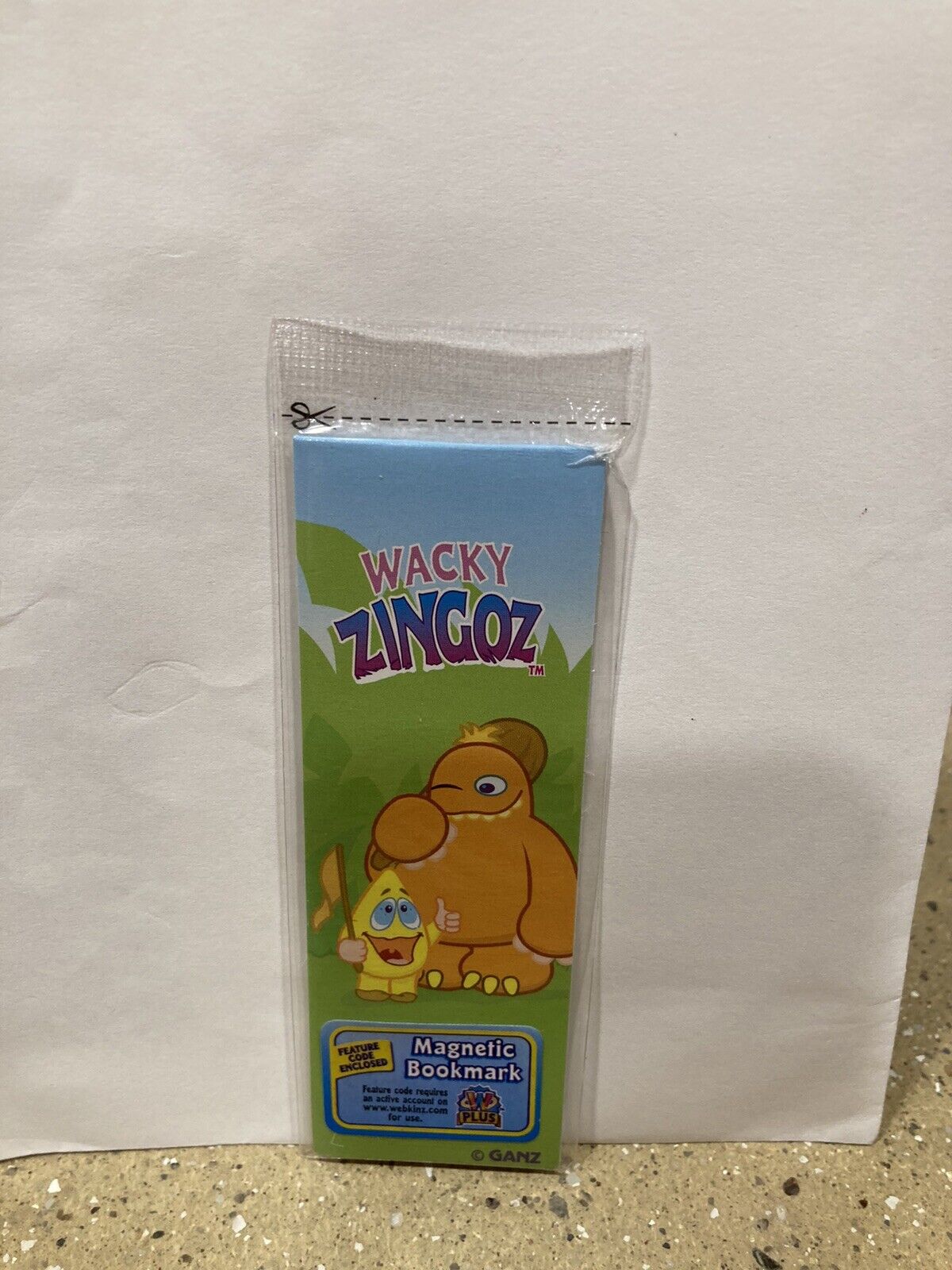Webkinz Wacky Zingoz Bookmark New Package New Code