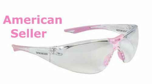 Premium Winchester Ladies Shooting Safety Glasses Pink Frame / Clear Lens*woman