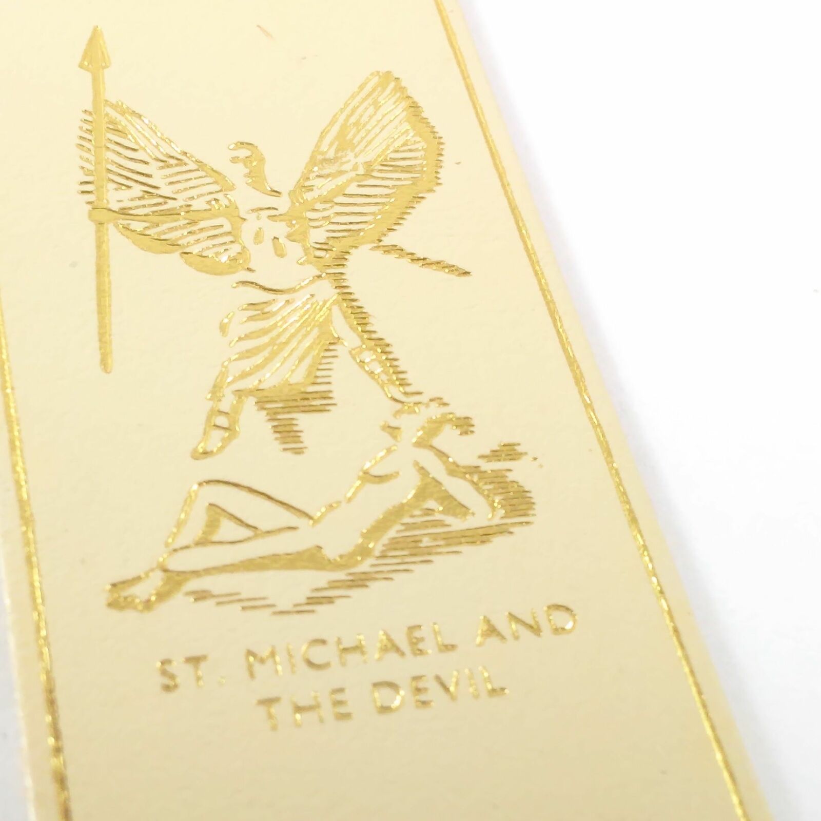 St Michael Cream The Devil Coventry Cathedral Prior To Destruction Bookmark
