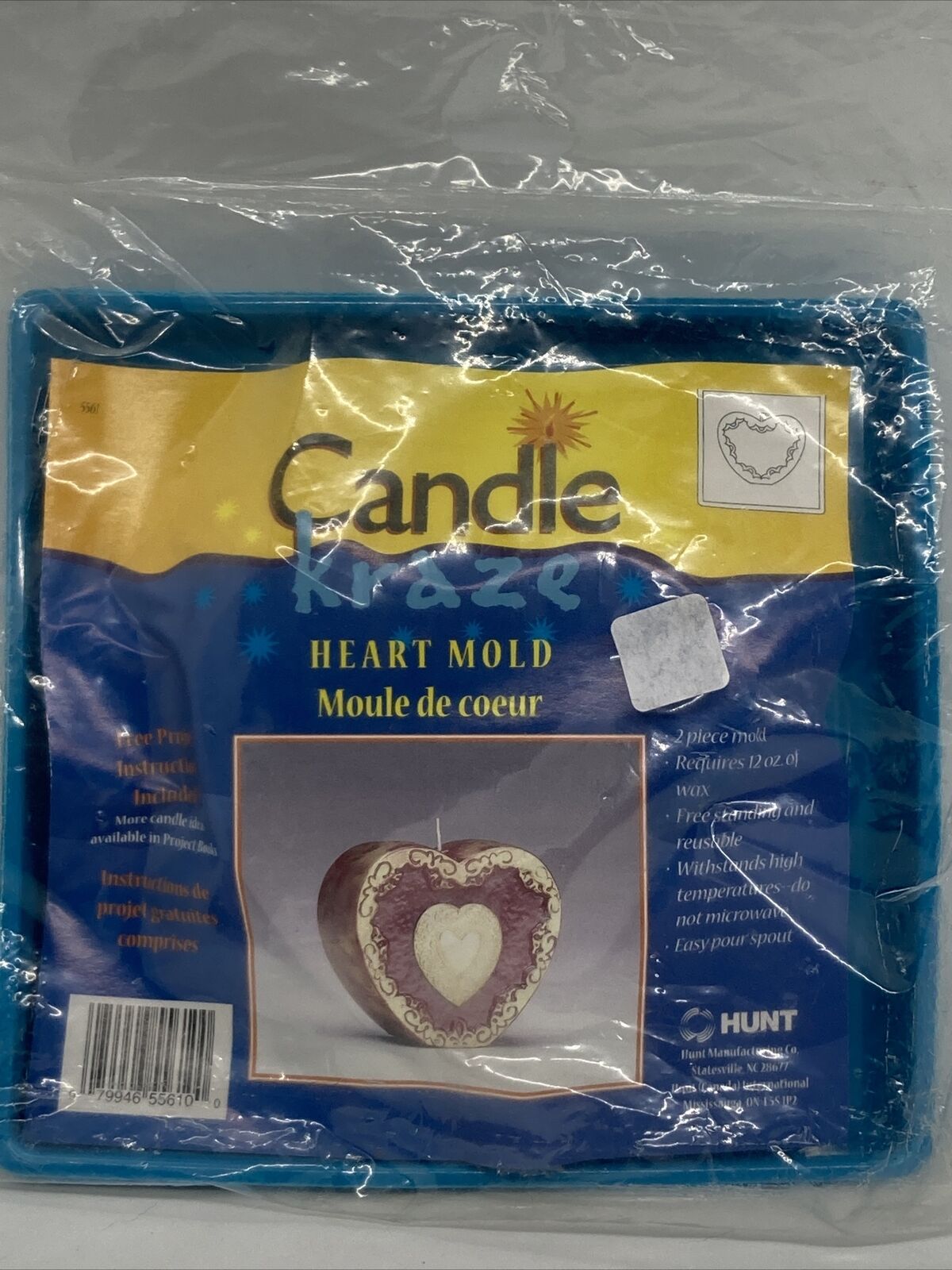 Candle Kraze Heart Mold- New In Packaging