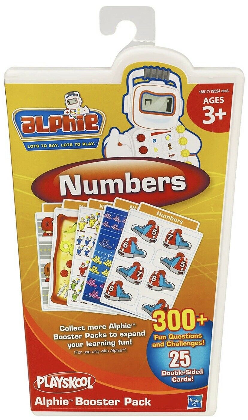 Hasbro Playskool Alphie Booster Pack Cards - Numbers
