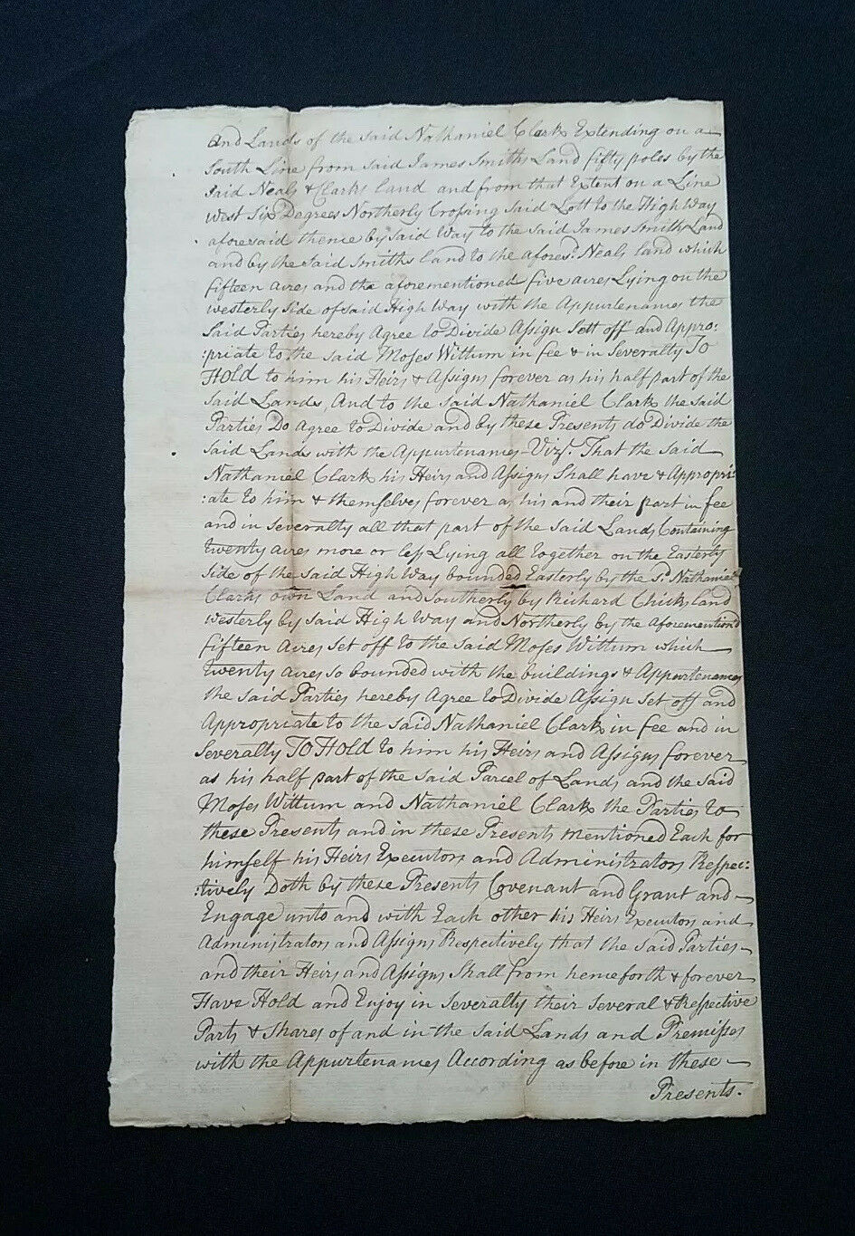 1769 Kittery Maine Maine Deed Colonial Document - French & Indian War Officer