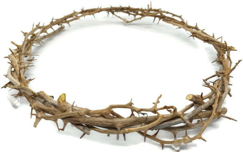Crown Of Thorns Hand Made In The Holy Land Jeusalem Jesus Bleessed Natural Wood