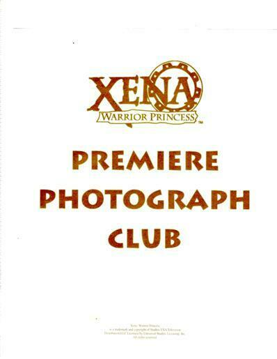 Xena Warrior Princess 8x10 Official Creation 8 Photo Club Set -behind The Scenes