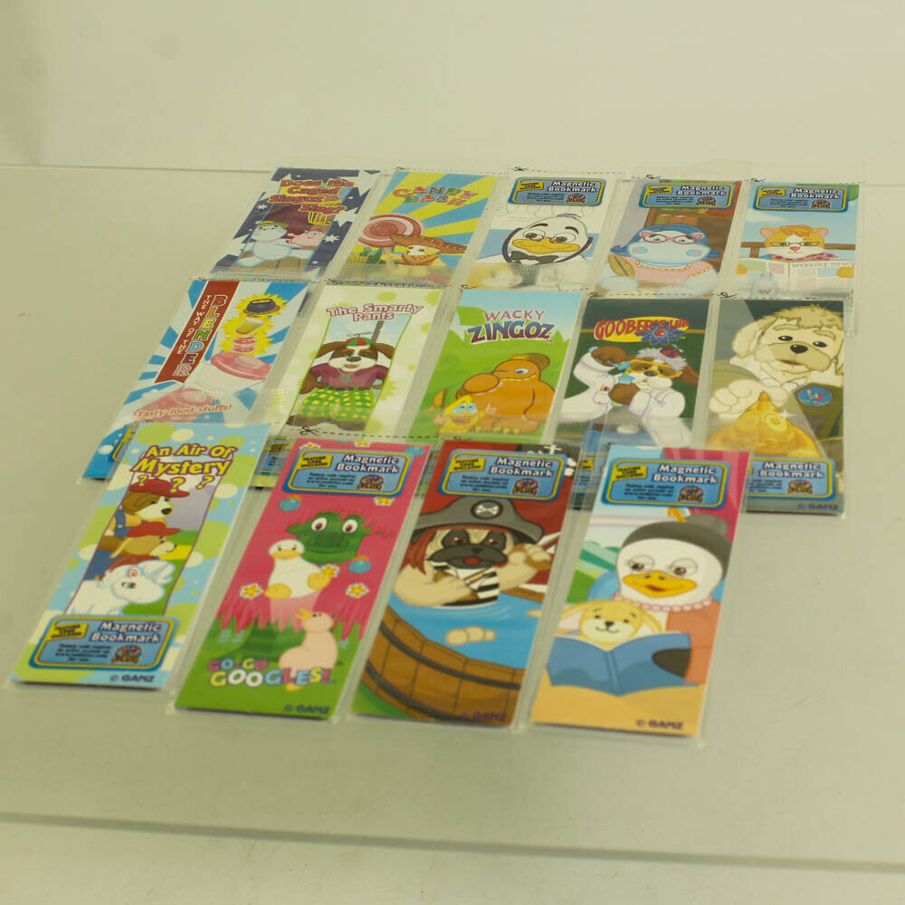 Webkinz Magnetic Bookmarks - Lot Of 14 (all Different) (4 Inch)