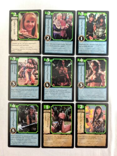 Xena Trading Card Game Battle Cry Complete Common Green Set Tcg Ccg Arc Mtg
